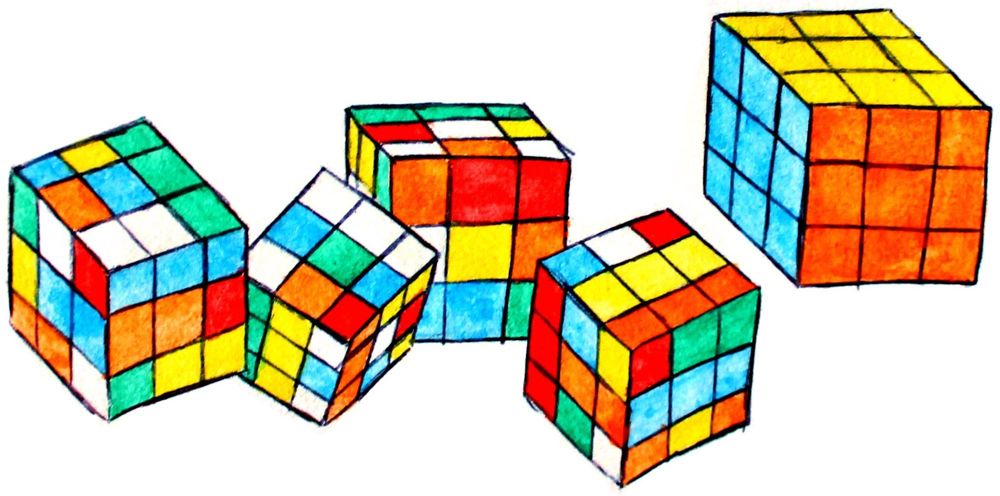 Rubiks Kubuswedstrijden Natasja dwars