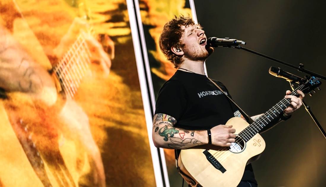 Ed Sheeran in het Sportpaleis (© Geert Van de Velde)