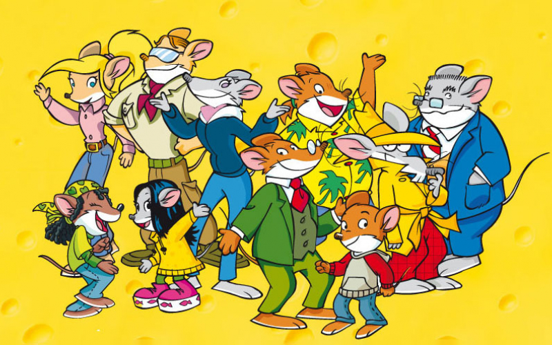 Geronimo Stilton (© Geronimo Stilton | dwars)