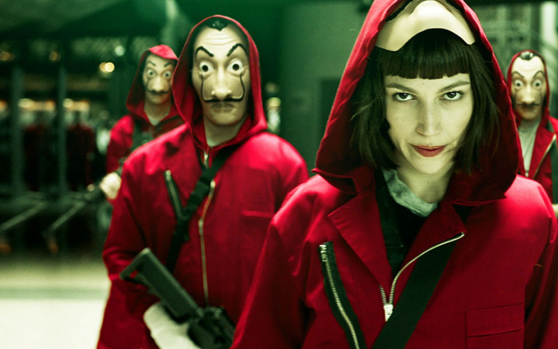 La Casa de Papel | Netflix | dwars