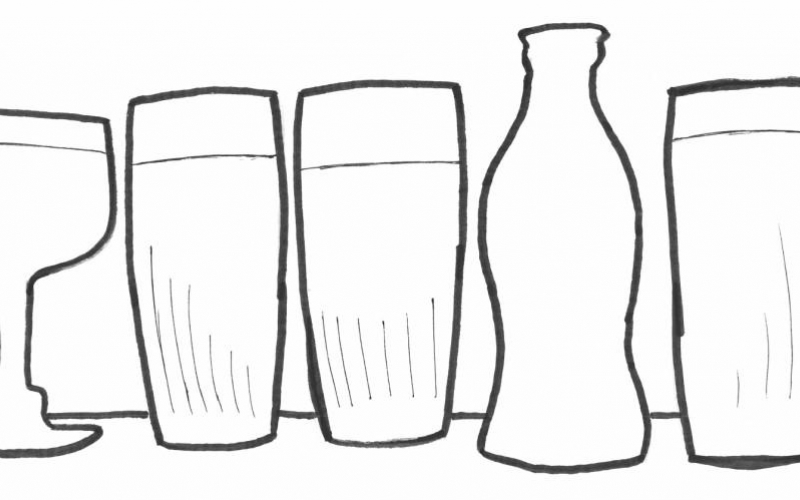 het leven van een nuchtere student (© Britt Gillet | dwars)