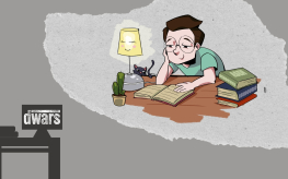 [LITERAIRE ZUURSTOF VOOR DRUKKE BLOKDAGEN] (© [Otto Van Kerckhove] | dwars) 