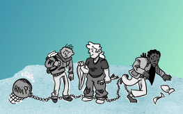  [DE STRIJD TEGEN DE EEUWIGE STUDENT] (© [Ezri Hofstede] | dwars) 