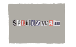 [SPLIJTZWAM] (© [Eline Van de Weyer] | dwars) 