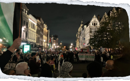  [MIDDEN TUSSEN DE SPANDOEKEN EN DE TROMMELS] (© [Lena Bernaerts] | dwars) 