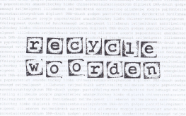 recyclewoorden (© Rin Verstraeten | dwars)